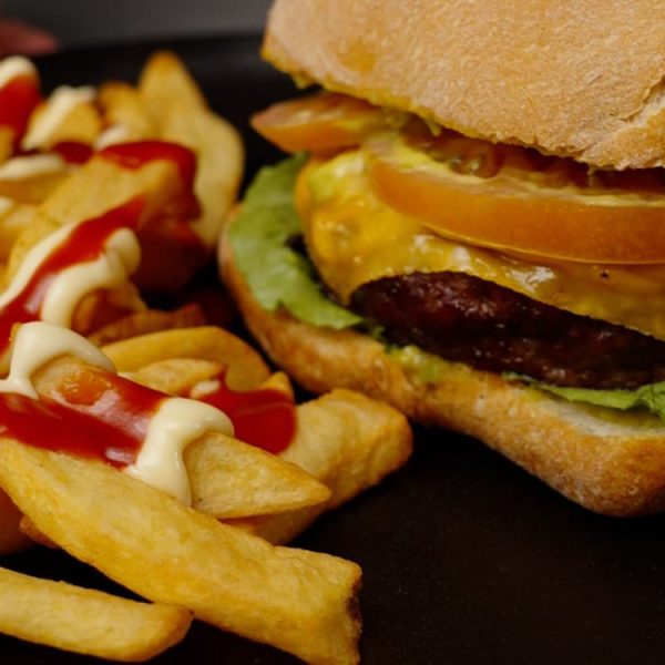 Hamburger in friggitrice ad aria